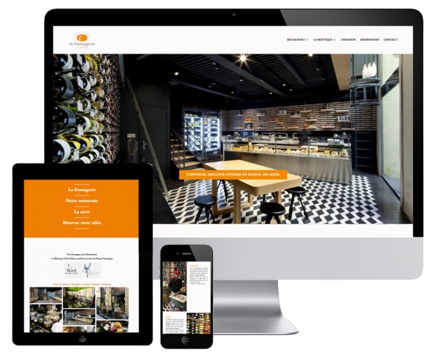 Wordpress website for a restaurant in Aix en Provence